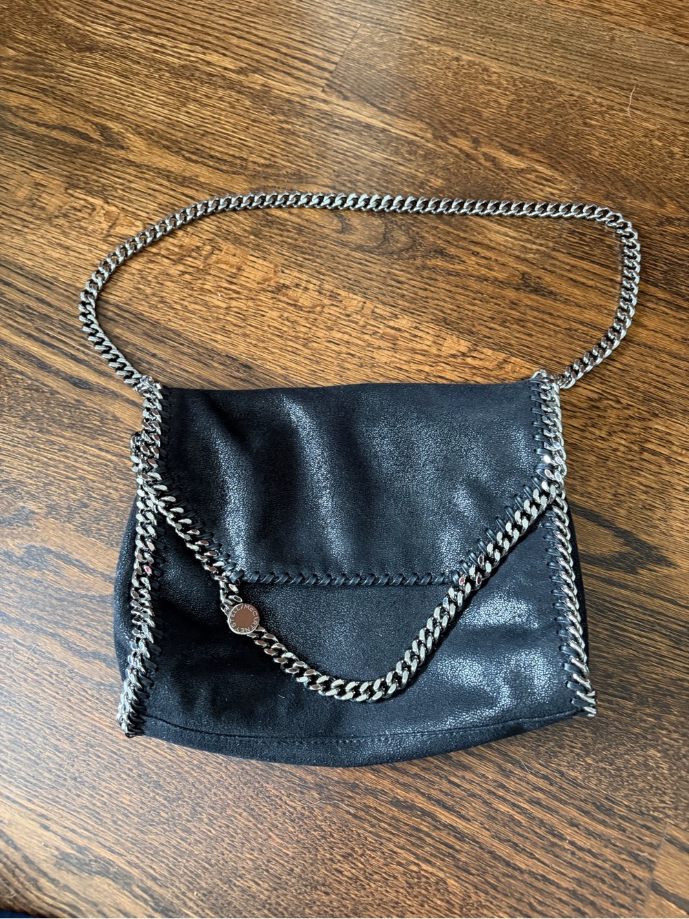 Stella McCartney Chain-Trim Shoulder Bag